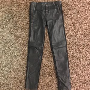Maje Leather Leggings